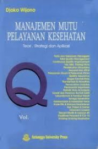 Image of Mnajemen Mutu Pelayanan Kesehatan