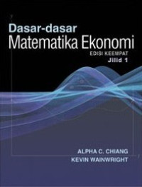 Image of Dasar-dasar Matimatika Ekonomi Jilid 1